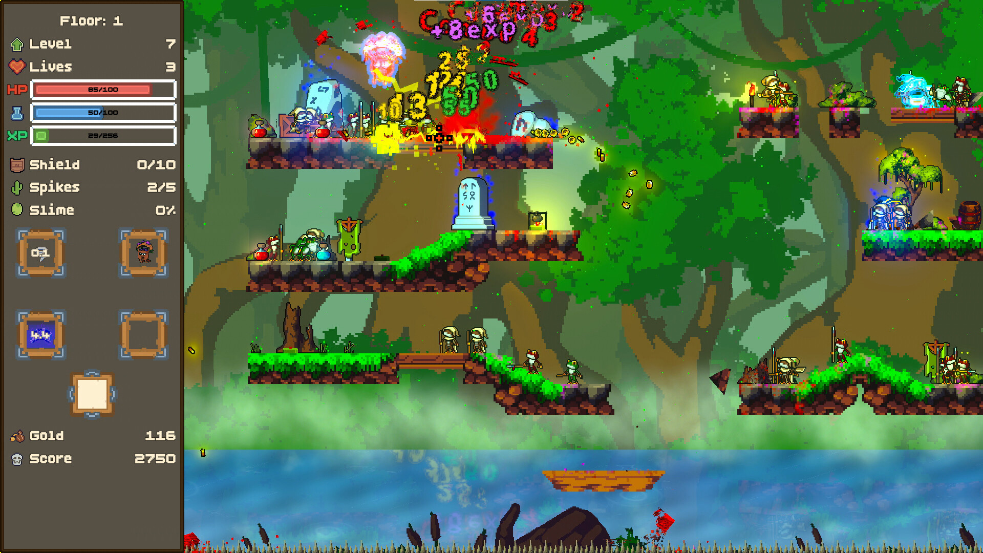 Shroomanoid: breakout action roguelike screenshot 4