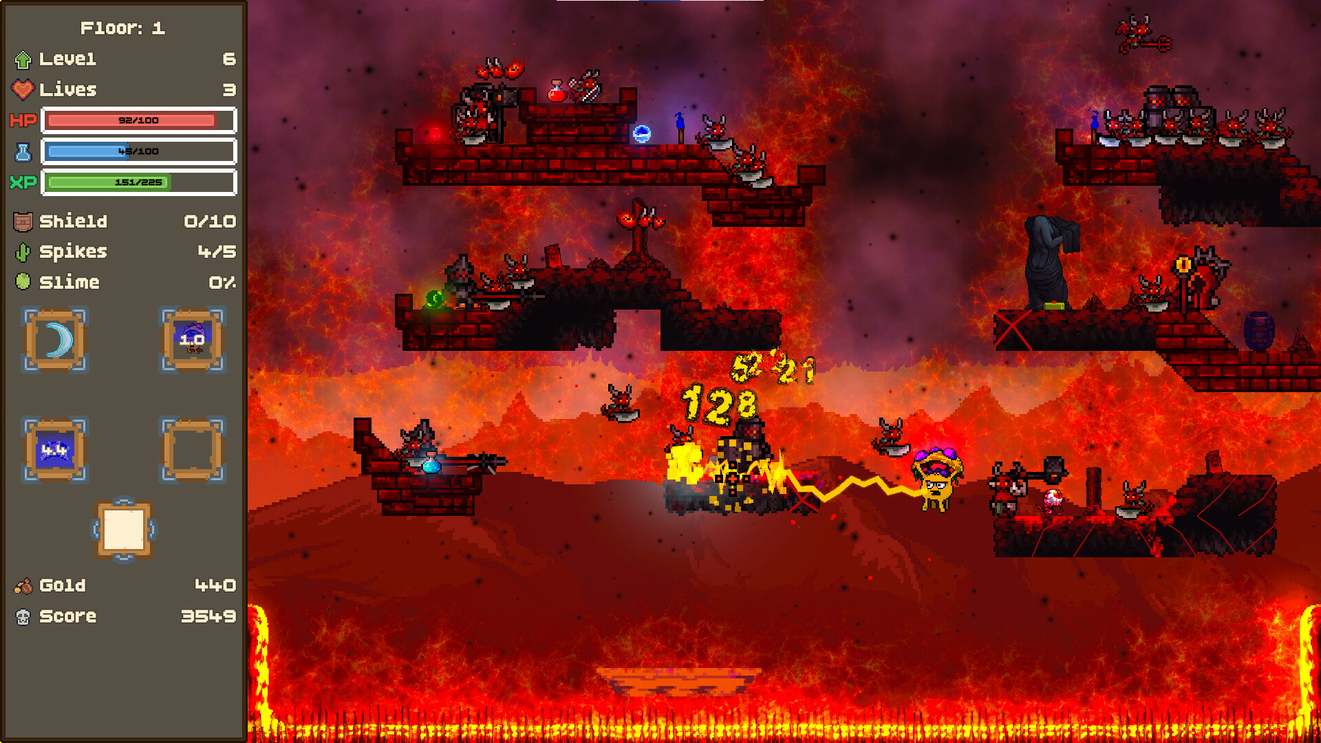 Shroomanoid: breakout action roguelike screenshot 3