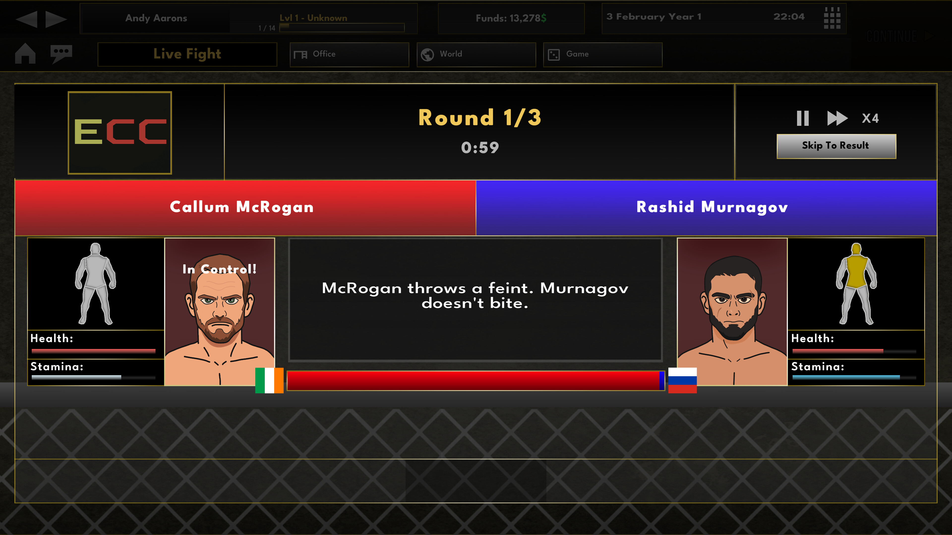 Elite MMA Manager screenshot 2
