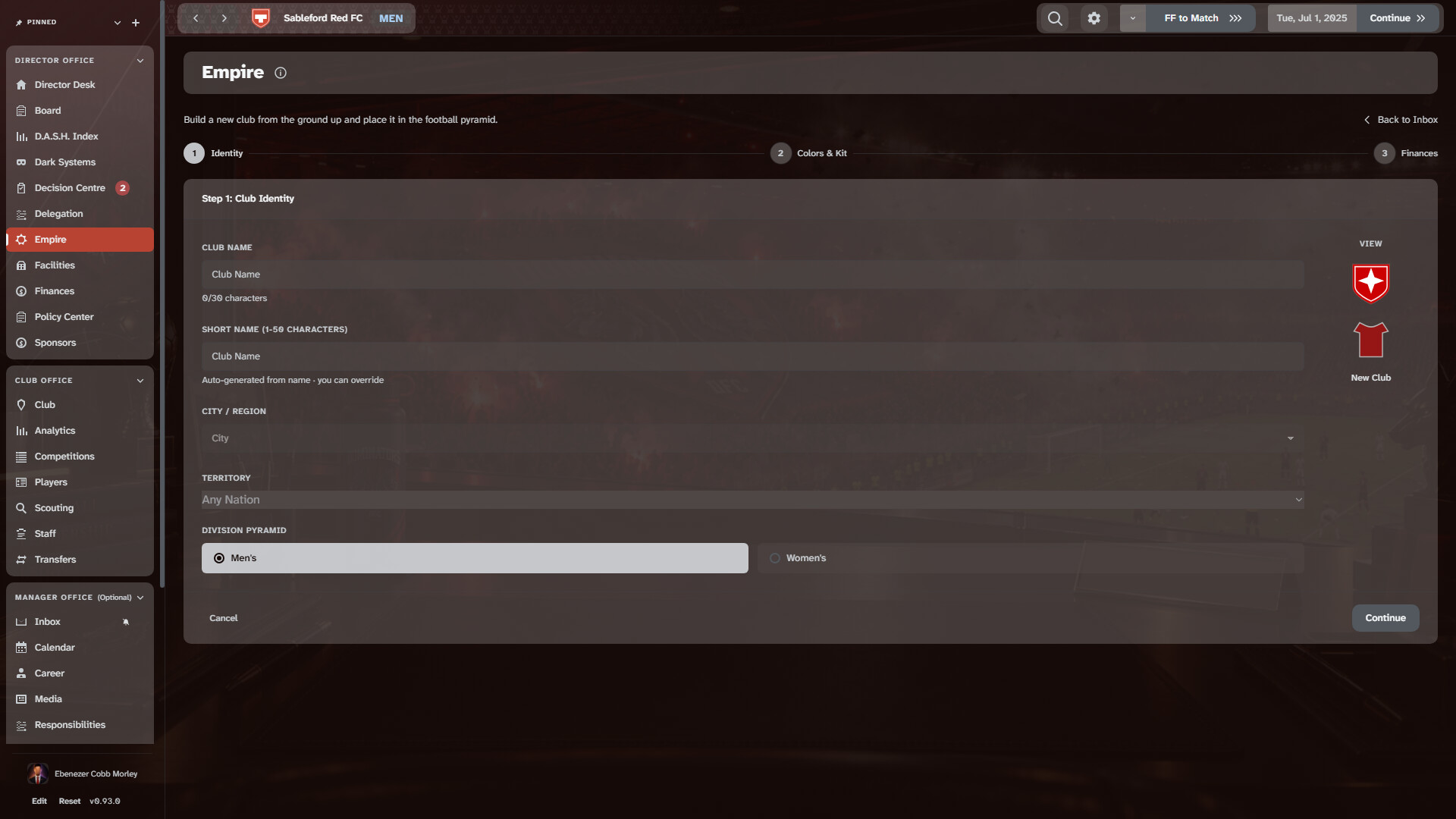 DOMFC: Run a Complete Football Empire screenshot 3