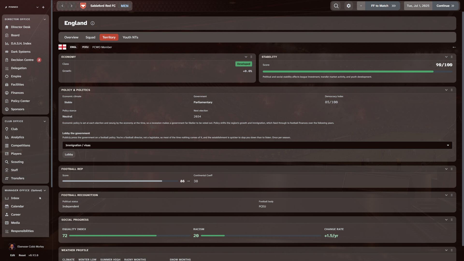 DOMFC: Run a Complete Football Empire trailer