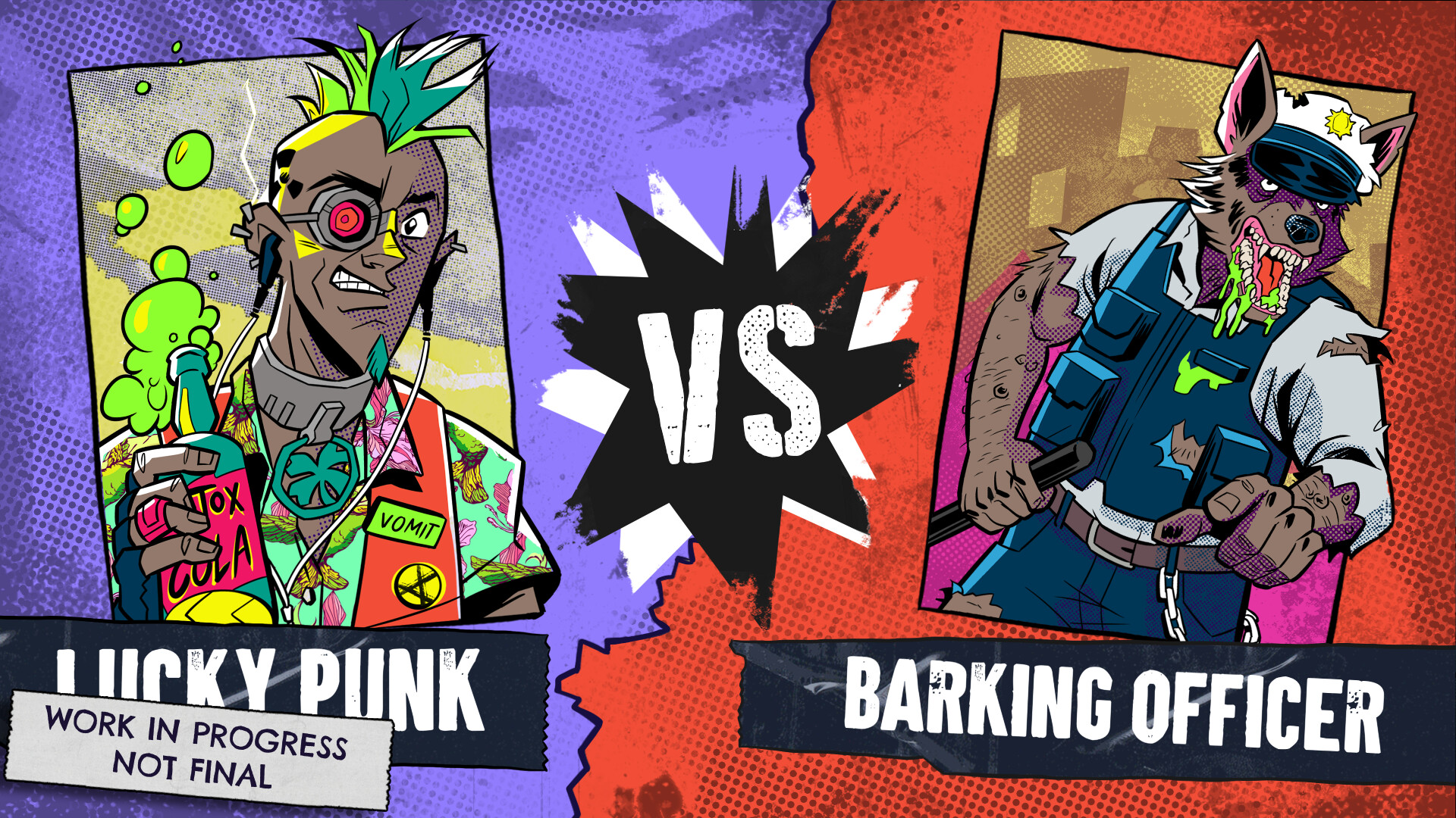 Lucky Punk: a push your luck Deckbuilder trailer