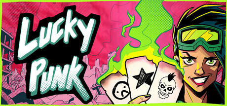 Cover art from Lucky Punk: a push your luck Deckbuilder