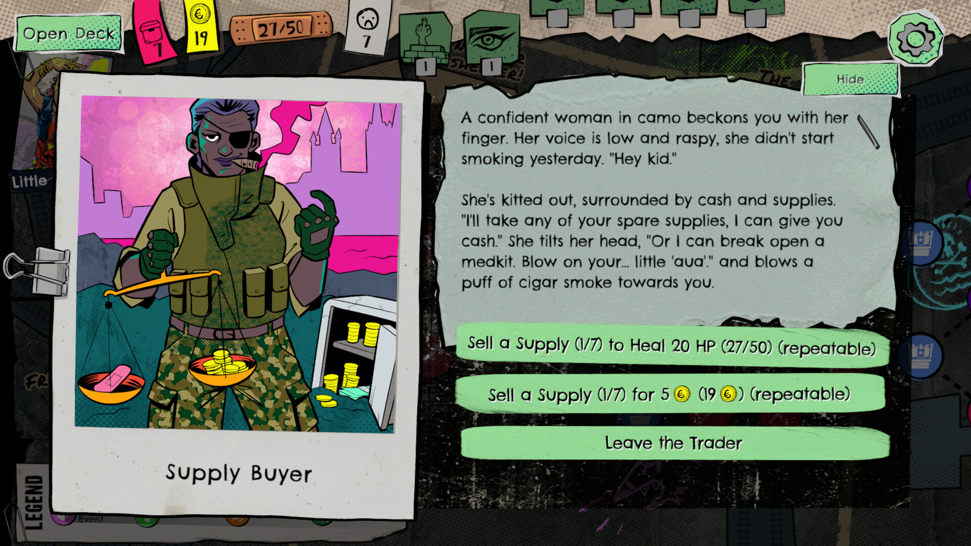 Lucky Punk: a push your luck Deckbuilder screenshot 4