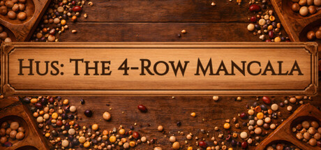 Cover art from Hus: The 4-Row Mancala