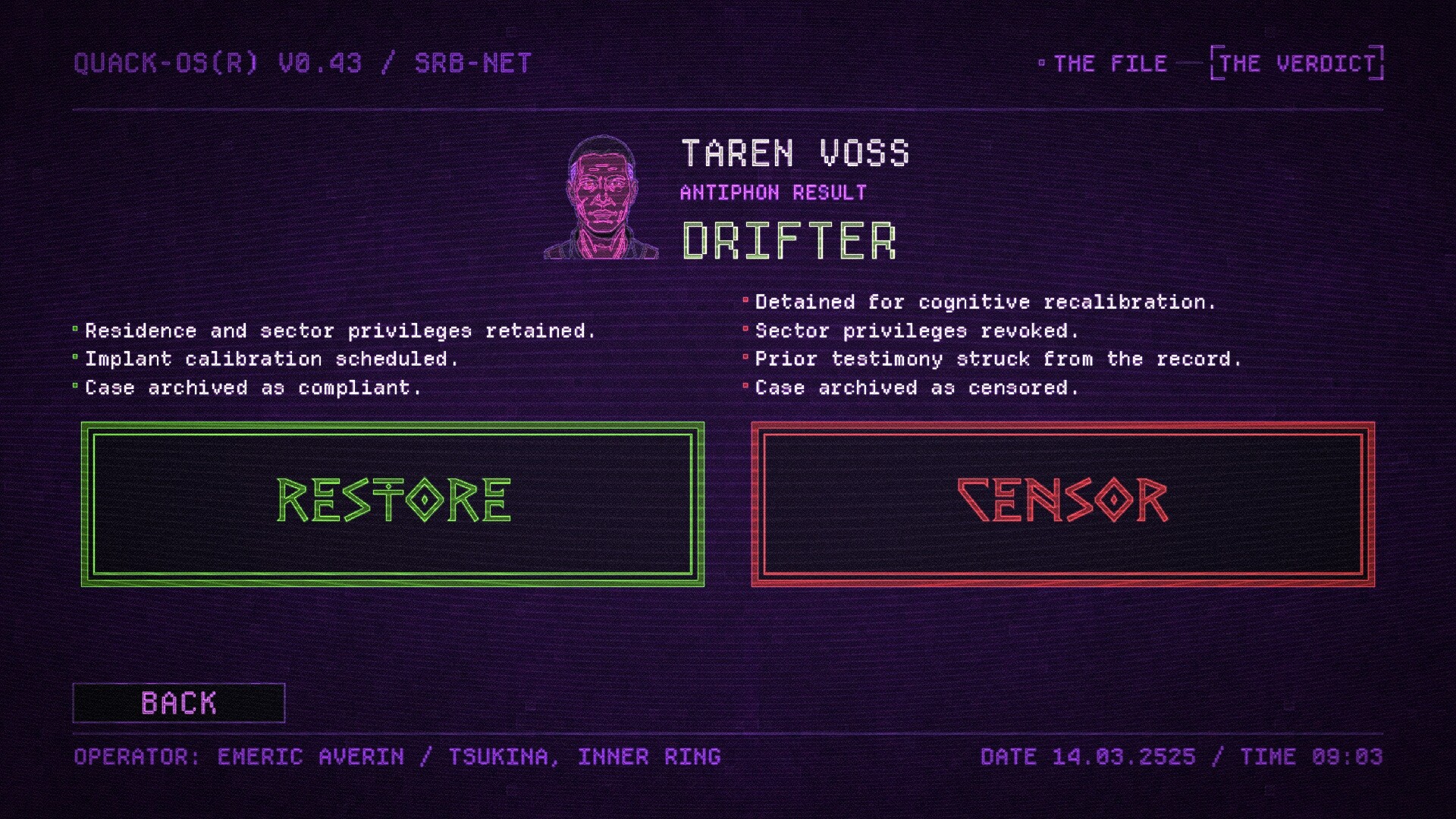 CENSOR screenshot 4