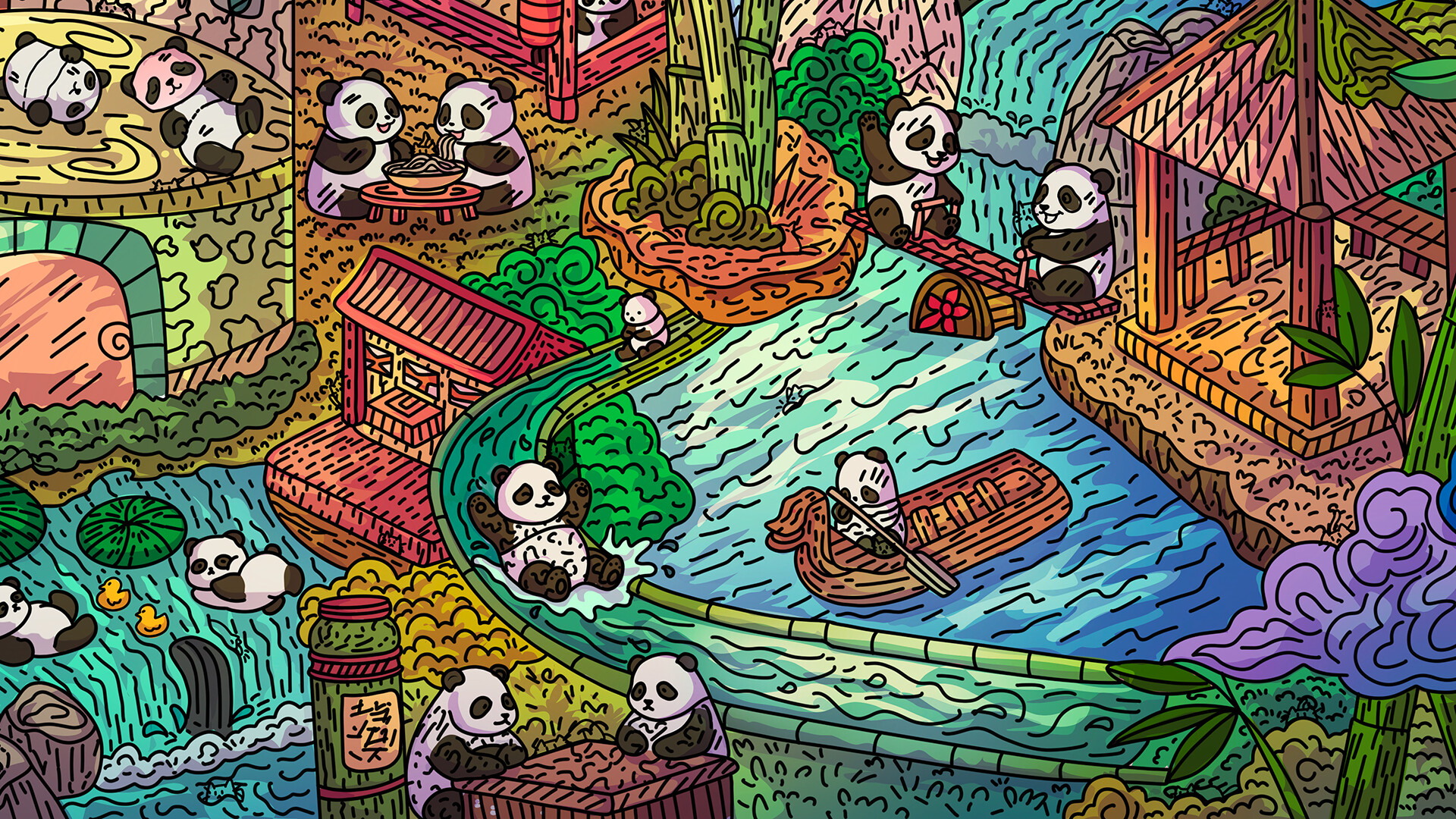 100 Panda Cats screenshot 4