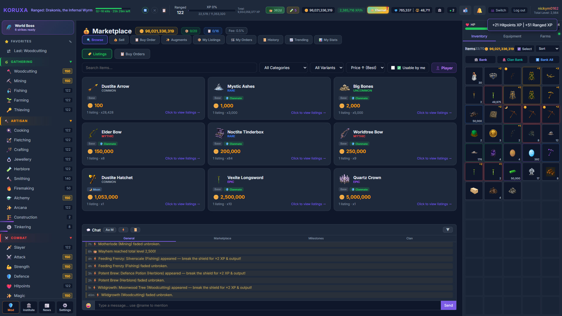 Koruxa- IDLE RPG screenshot 3