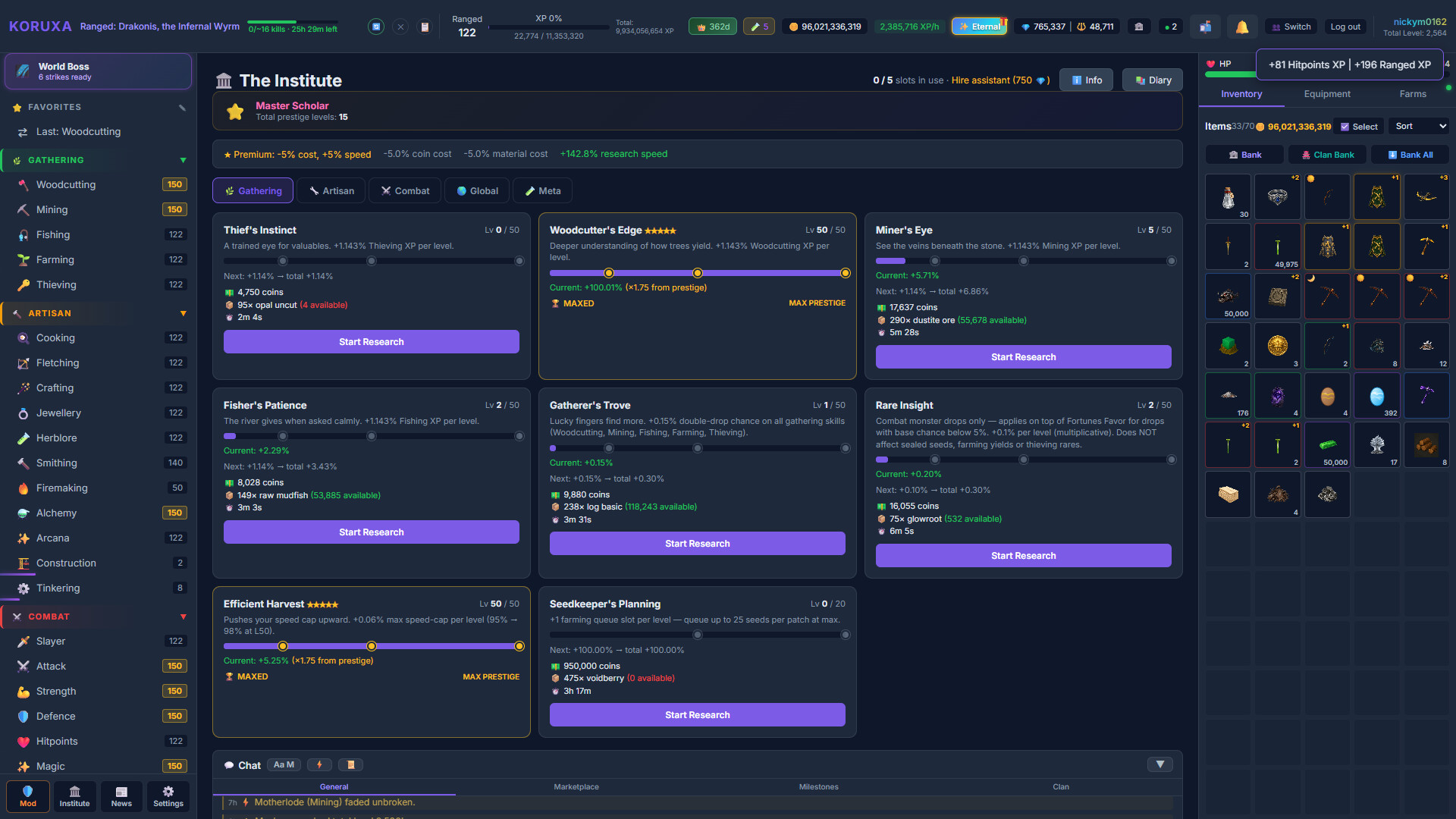 Koruxa- IDLE RPG screenshot 2
