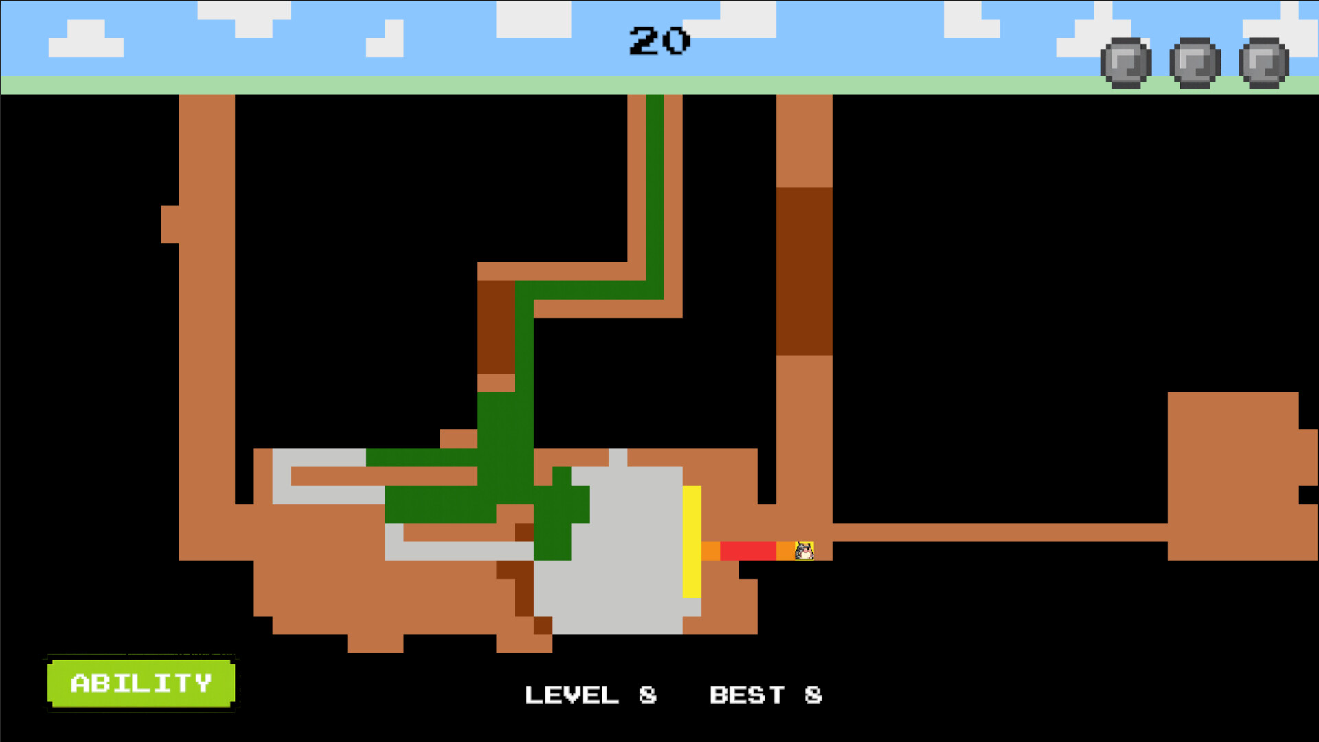 Molesweeper screenshot 2