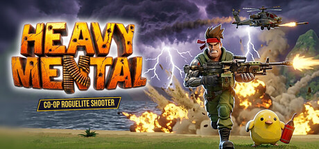 Cover art from Heavy Mental: A Co-op Action Roguelite