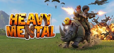 Cover art from Heavy Mental: A Co-op Action Roguelite