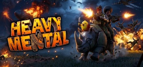 Cover art from Heavy Mental: A Co-op Action Roguelite