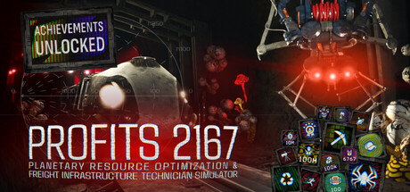 Cover art from PROFITS 2167: Planetary Resource Optimization & Freight Infrastructure Technician Simulator