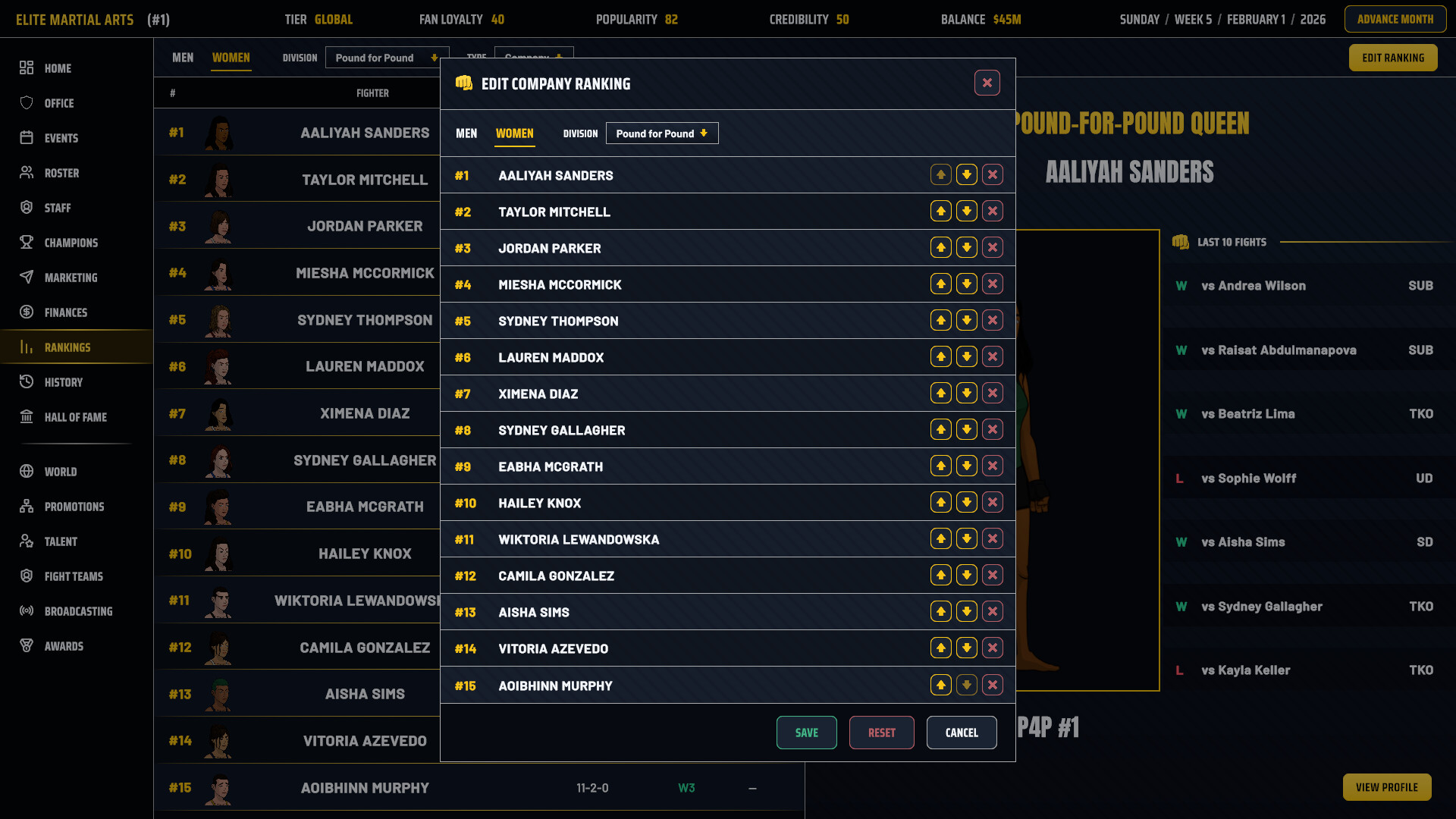 MMA Sim King screenshot 3