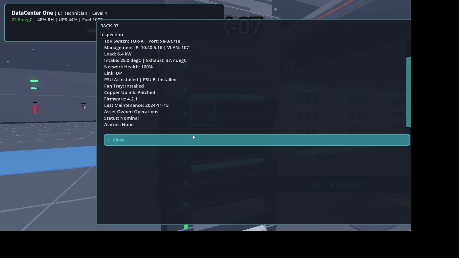 Data Center Simulator screenshot 2