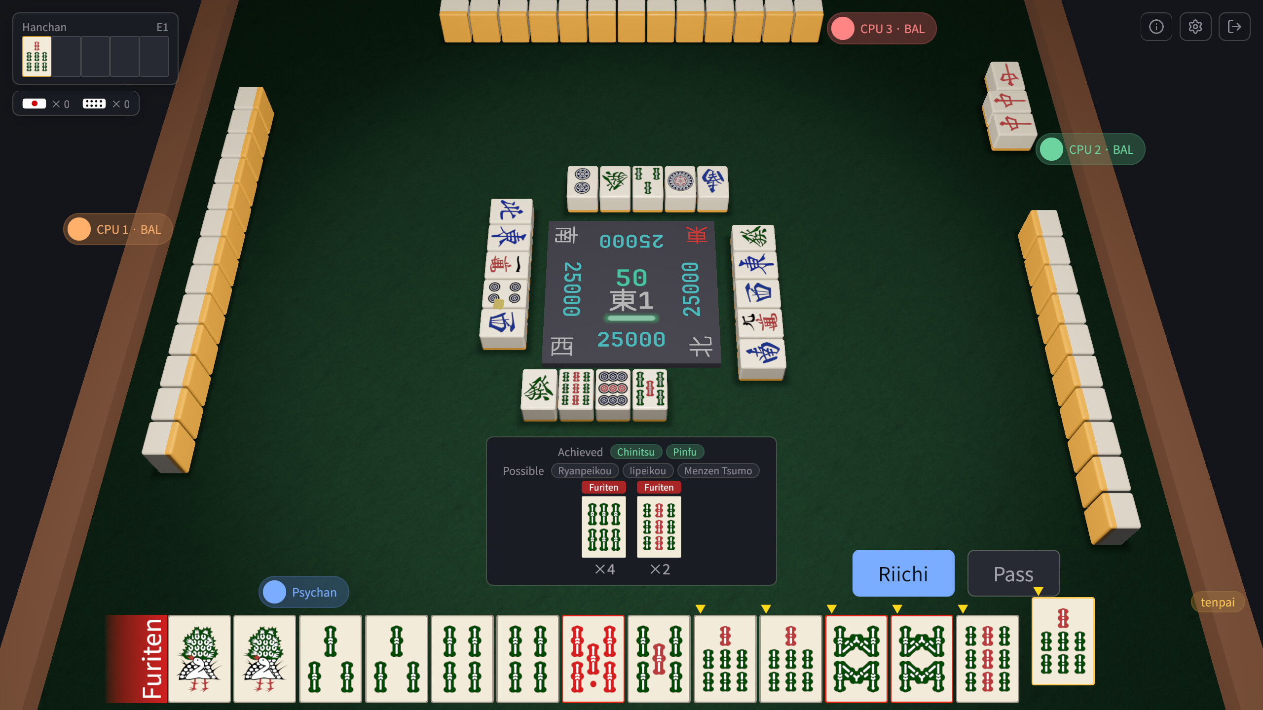 Agari — Riichi Mahjong screenshot 5