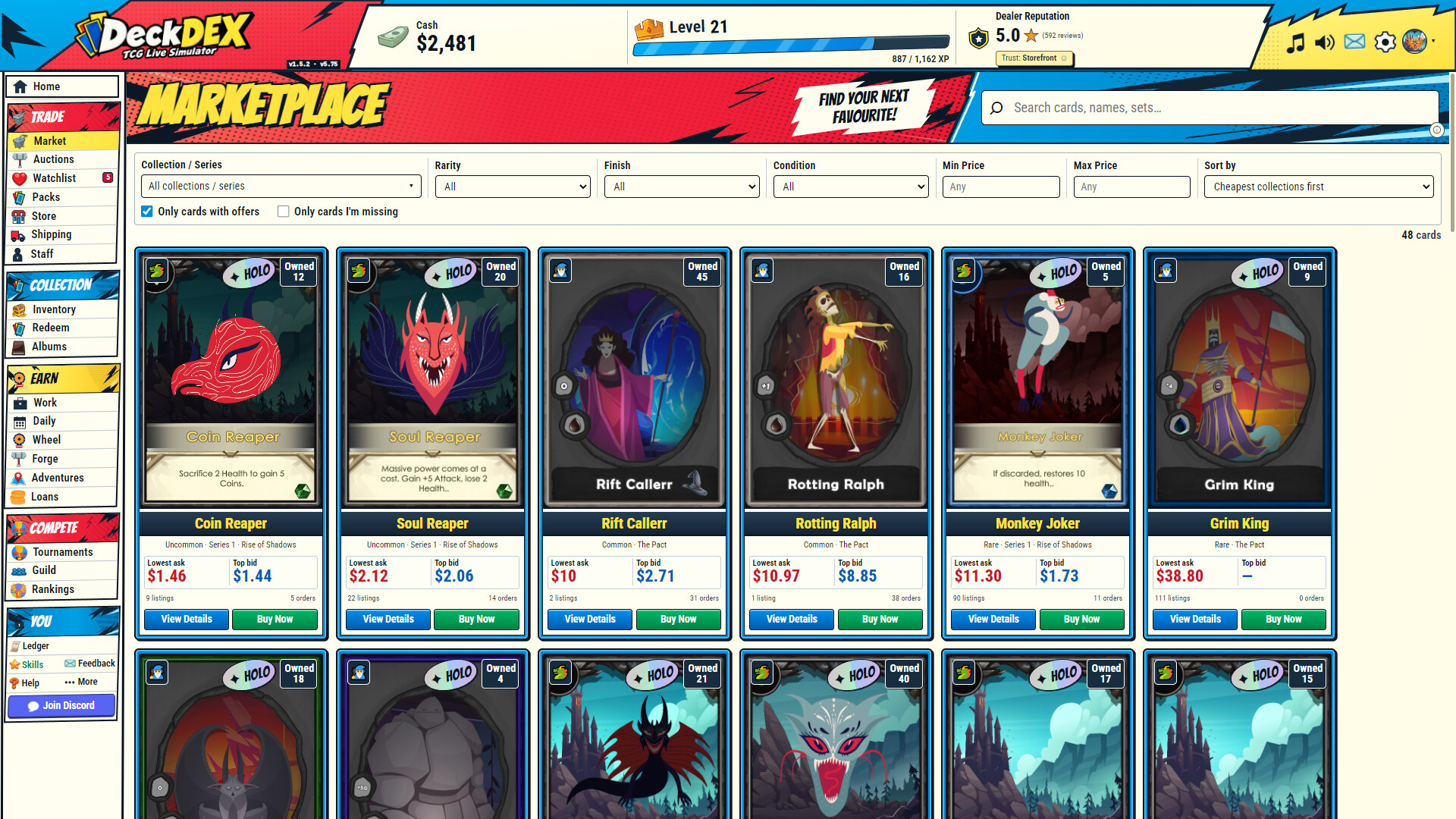 DeckDEX - TCG Live Simulator screenshot 3