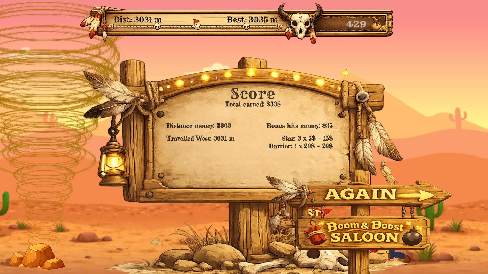 Fly West screenshot 2
