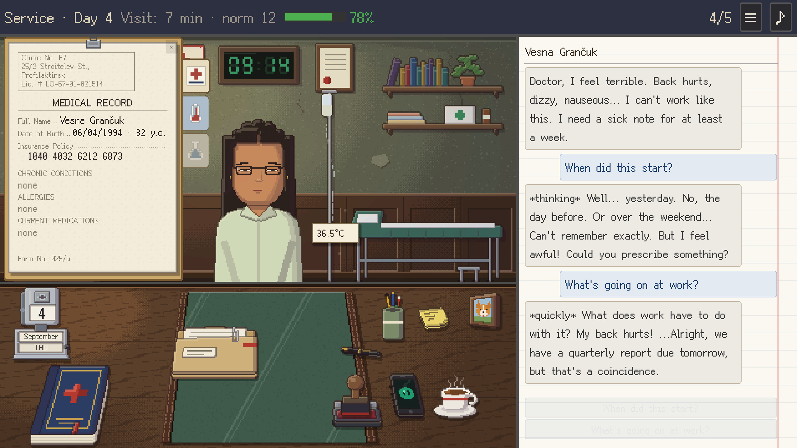 Poliklinika: Physician Simulator screenshot 4
