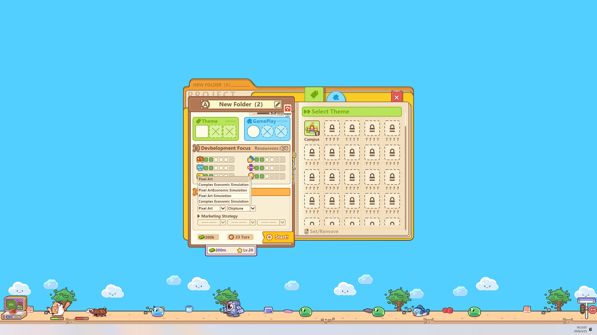 Typing "New Folder (2)"Solo Dev on Desktop screenshot 2