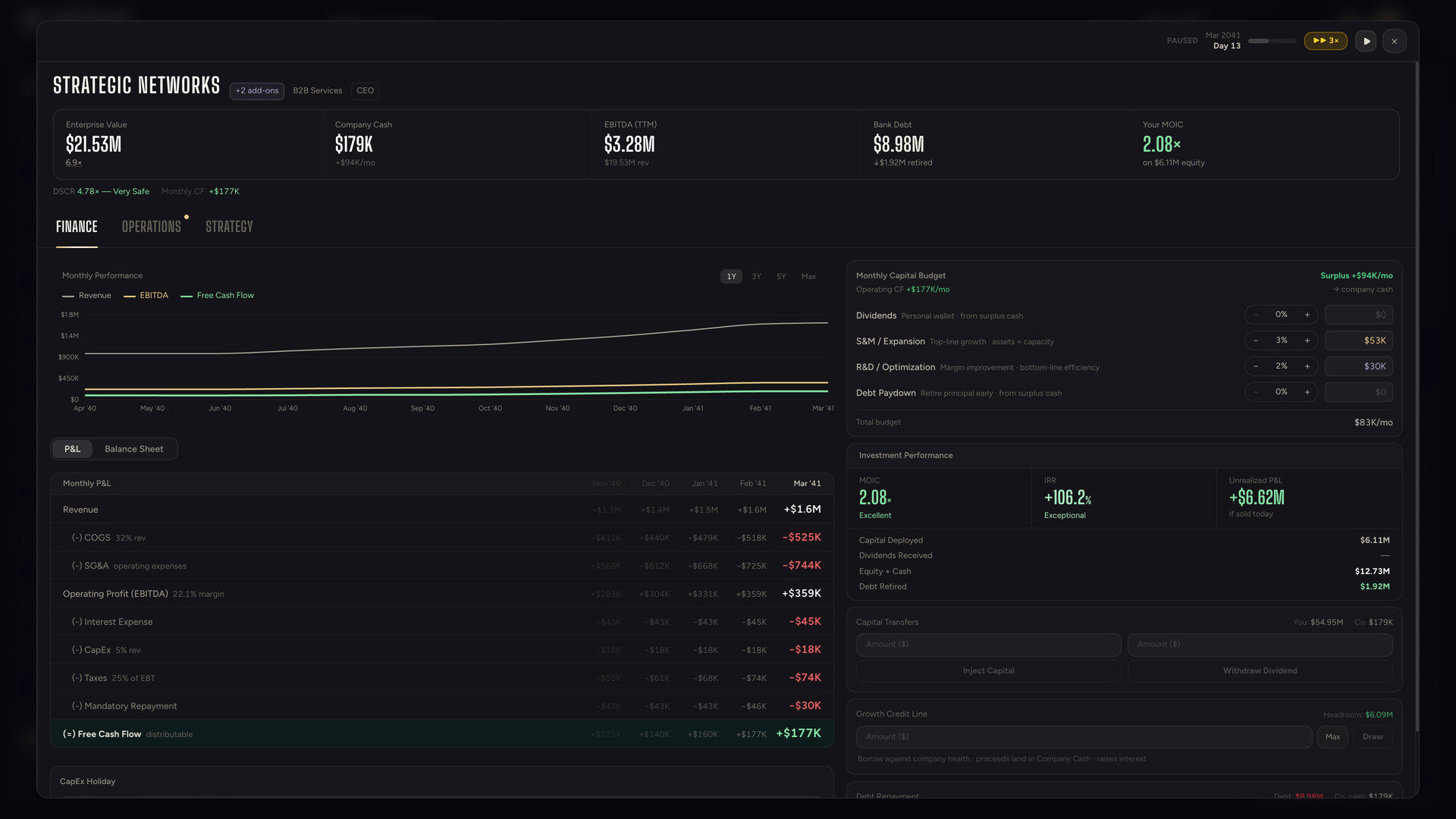 The Capitalist: Private Equity Simulator screenshot 4