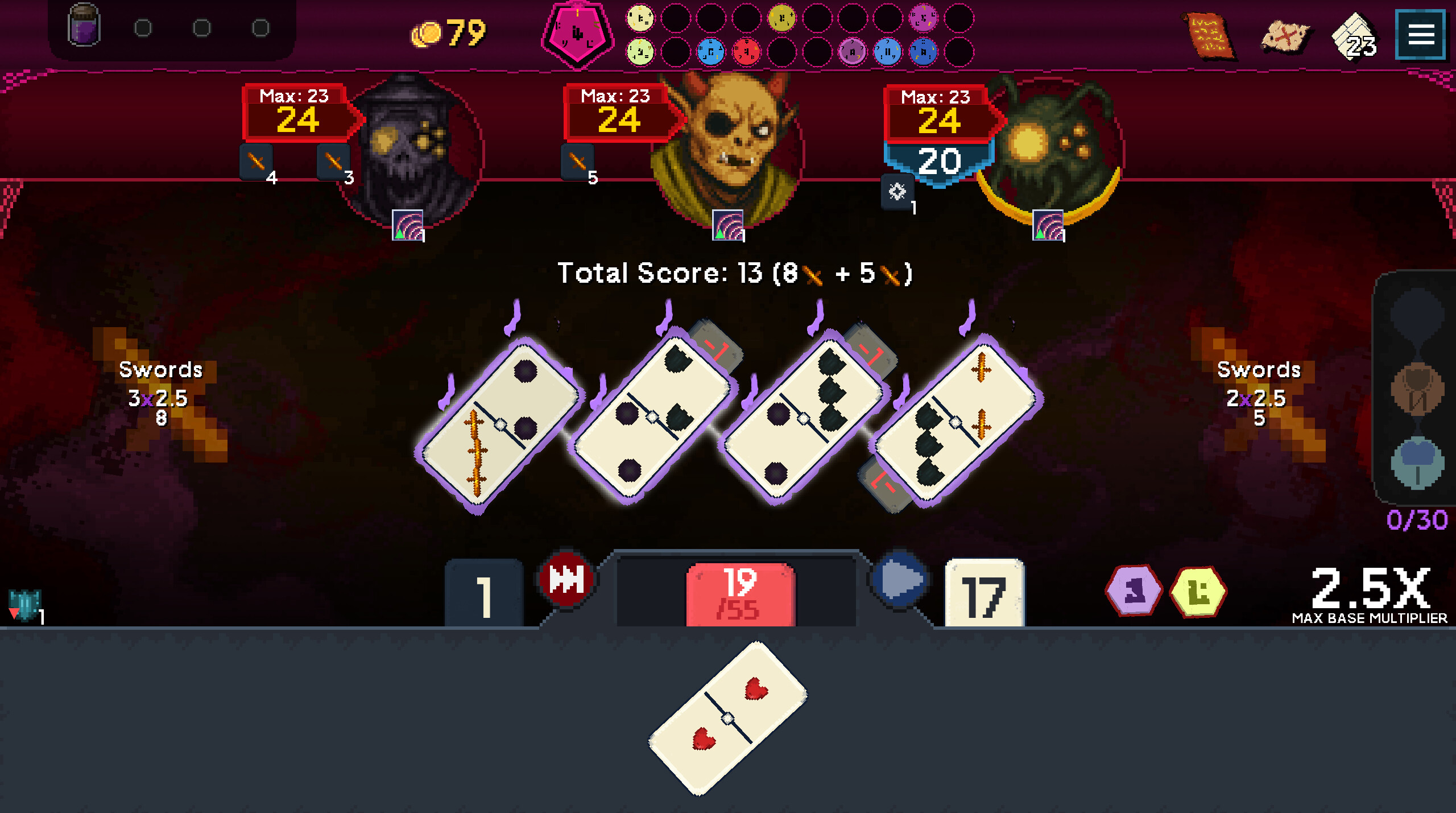 Pipfiend: The Demonic Domino Deckbuilder screenshot 5