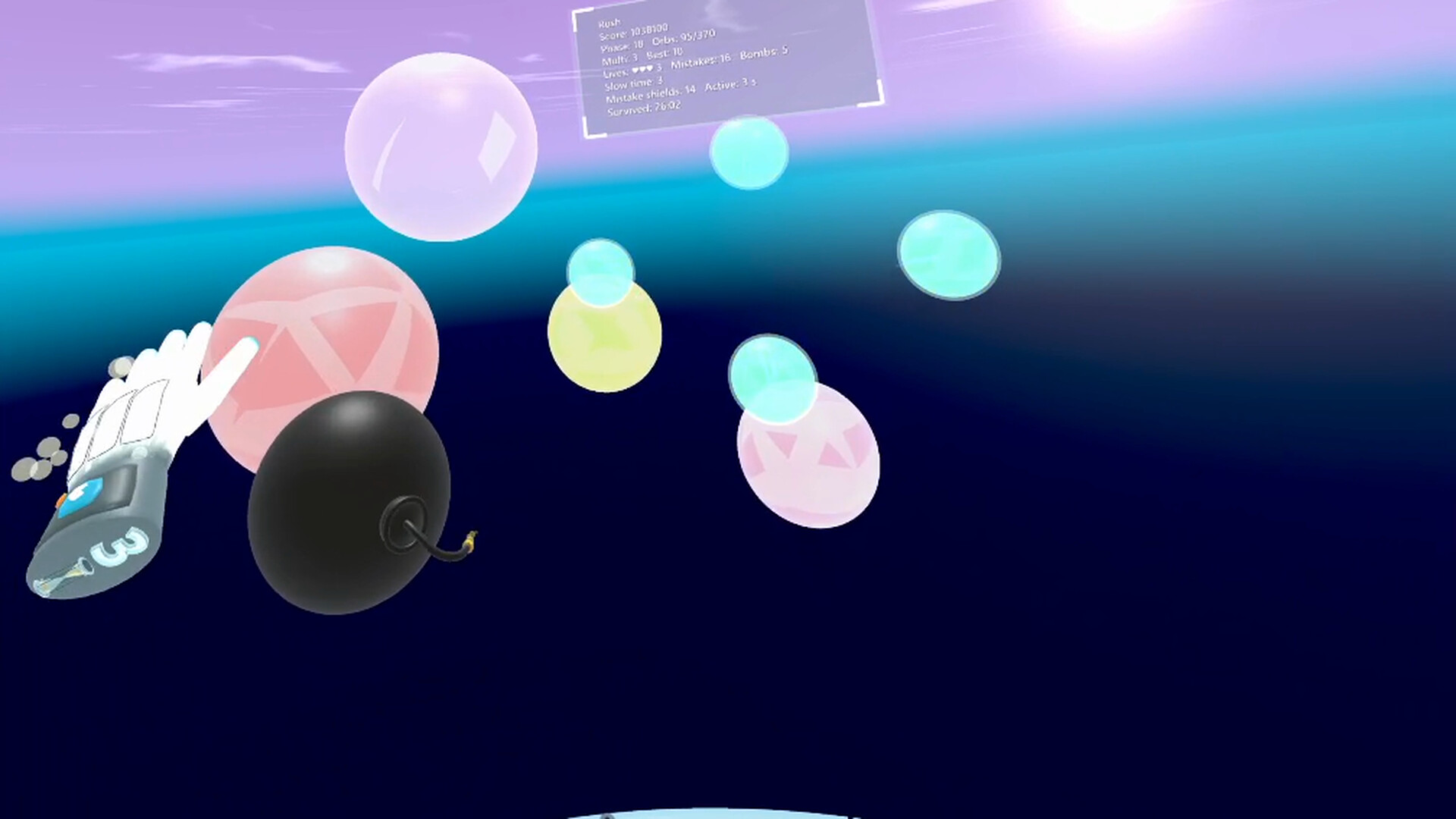 Orb Rush VR trailer