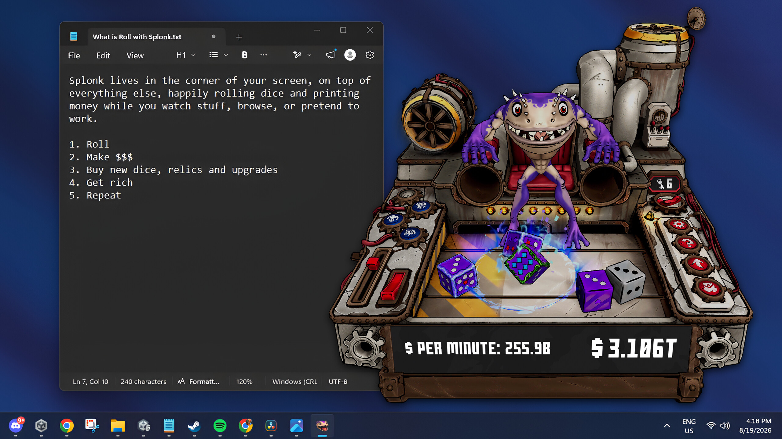 Roll with Splonk screenshot 5