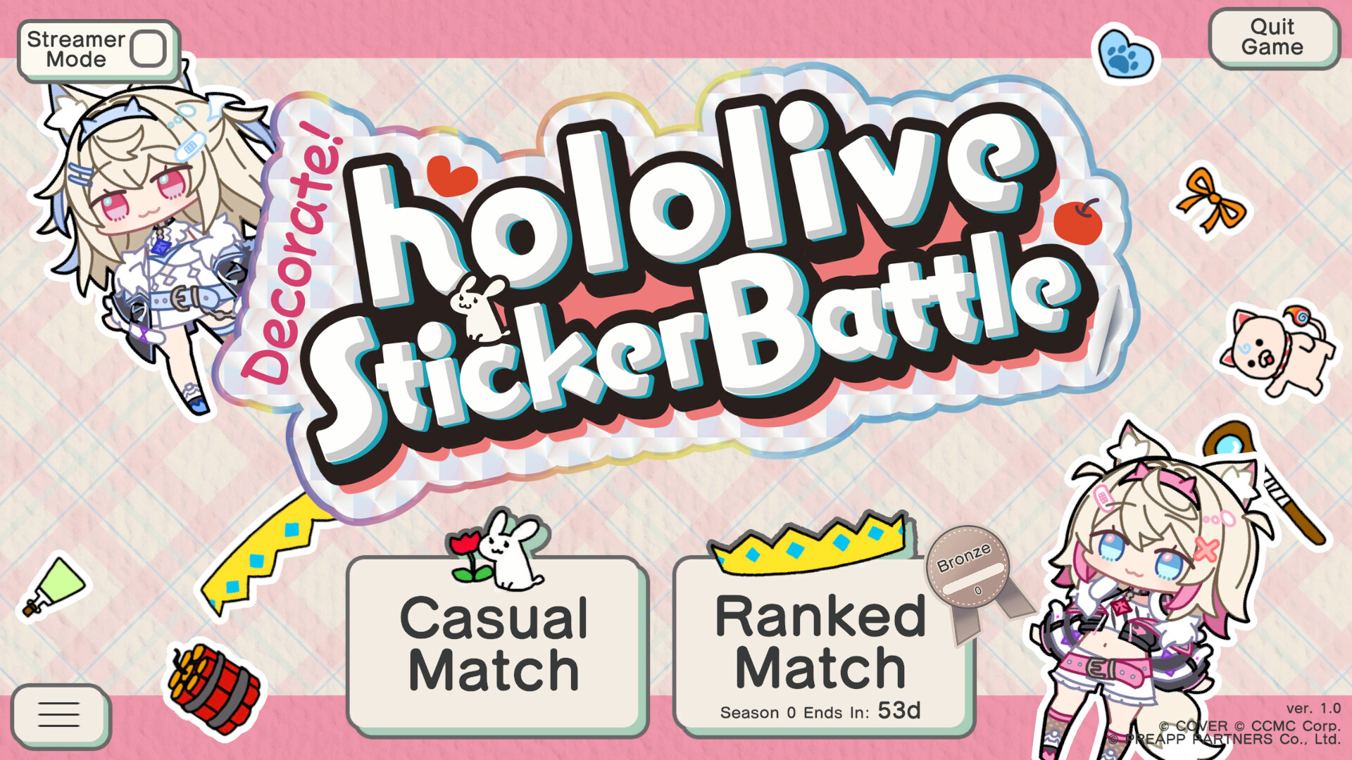 Decorate! hololive Sticker Battle trailer