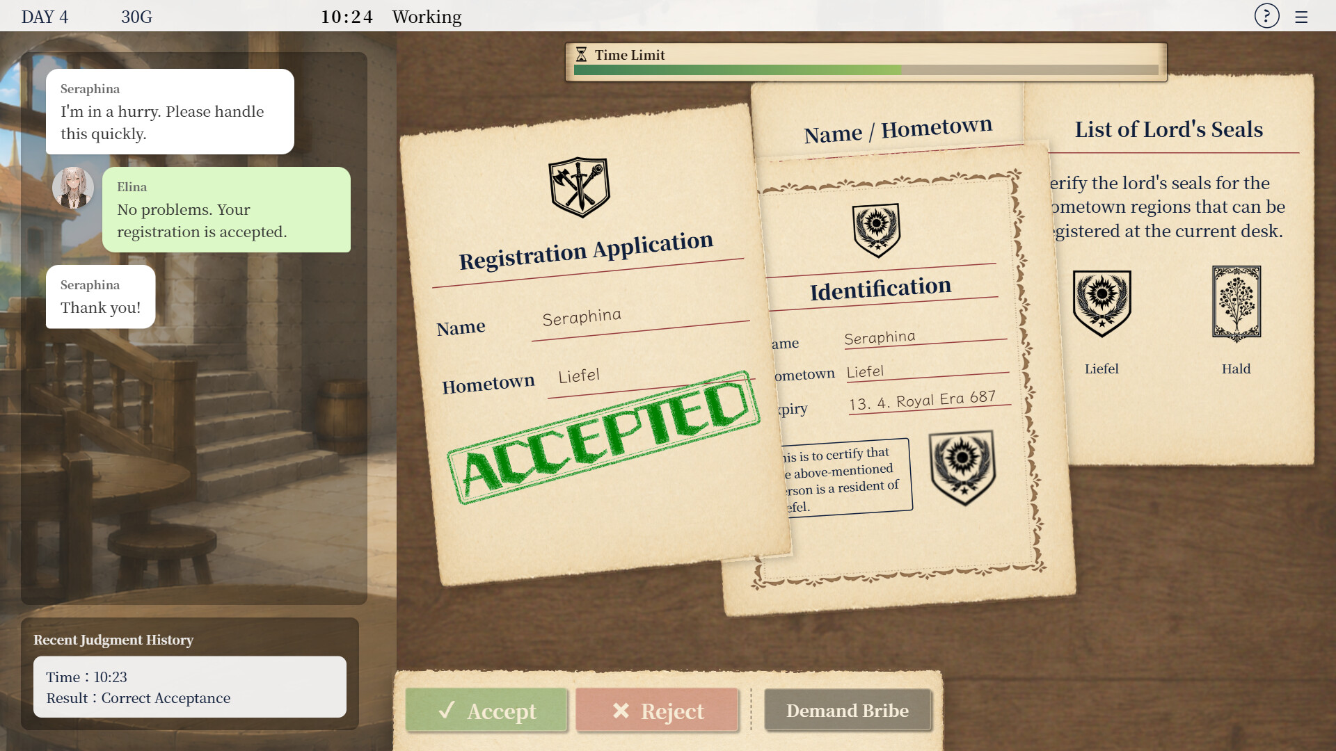 Corrupt Receptionist Elina screenshot 2