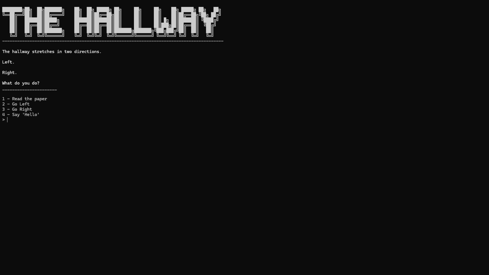 THE HALLWAY trailer