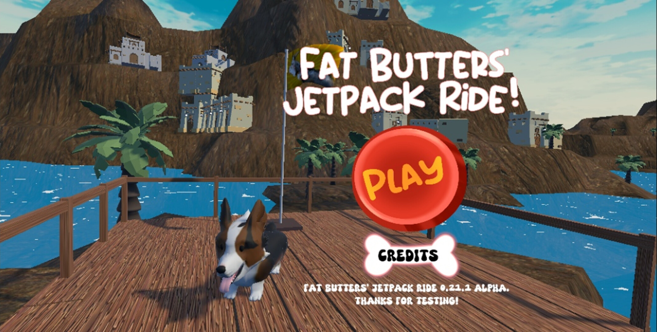 Fat Butters' Jetpack Ride trailer