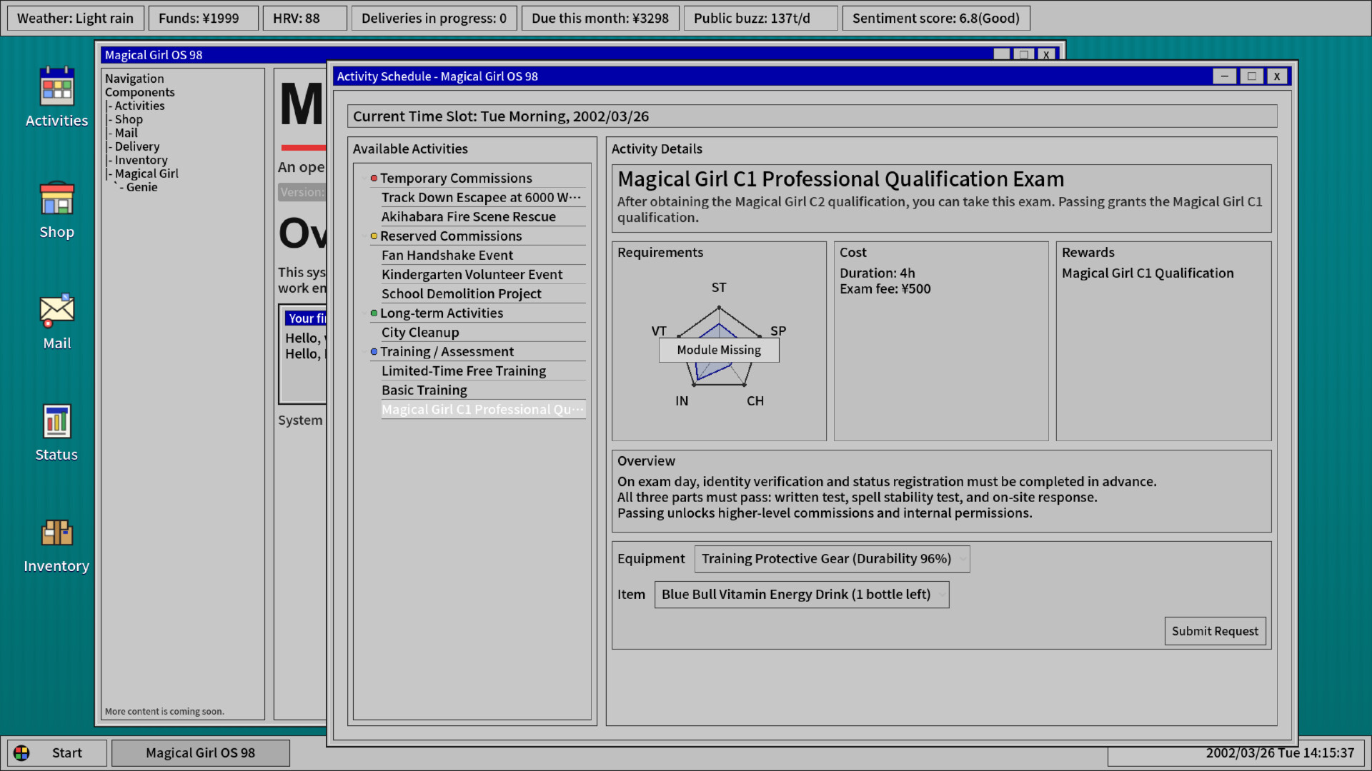Magical Girl OS 98 screenshot 4
