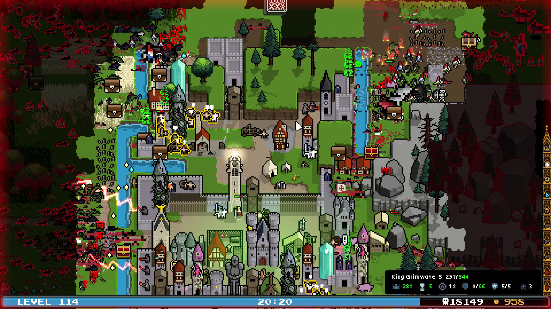 Mad Attacks: Castle on Fire screenshot 1