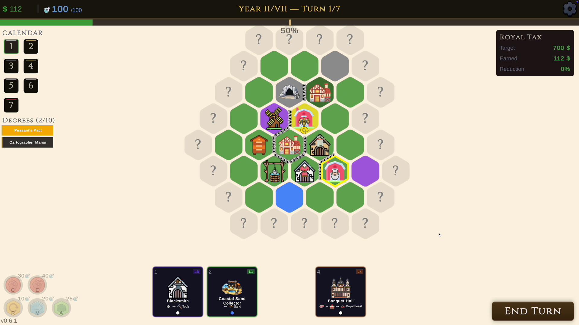 Kingdom and Taxes screenshot 2