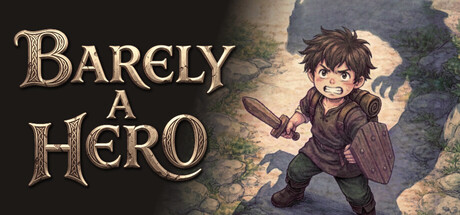 Cover art from Barely a Hero
