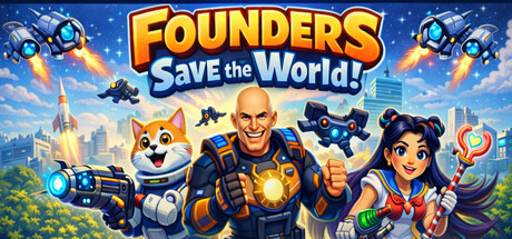 Cover art from Founders Save The World