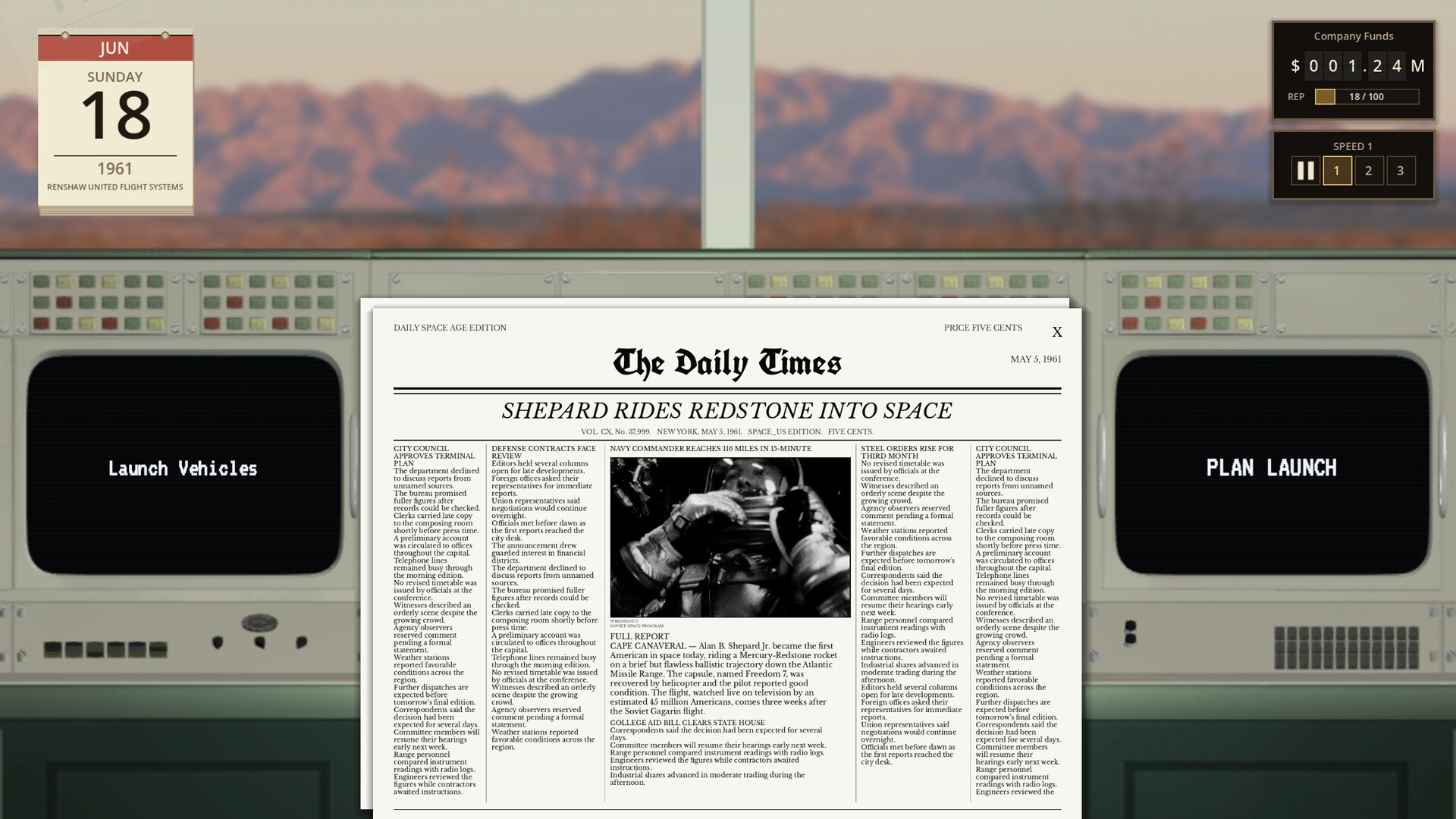 Launch Window: 1961 screenshot 4