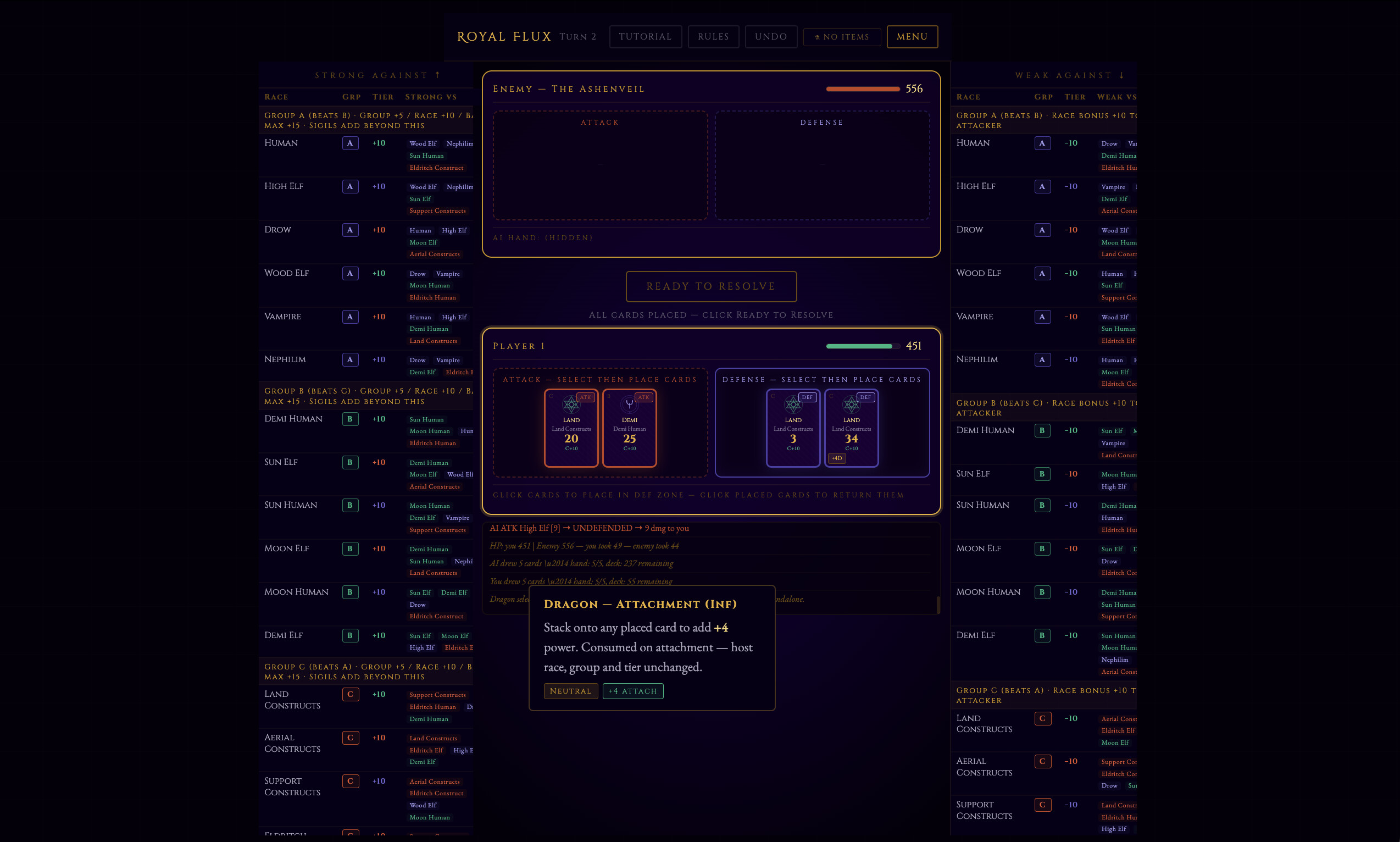 Royal Flux — The Astral Shadow Plague screenshot 2