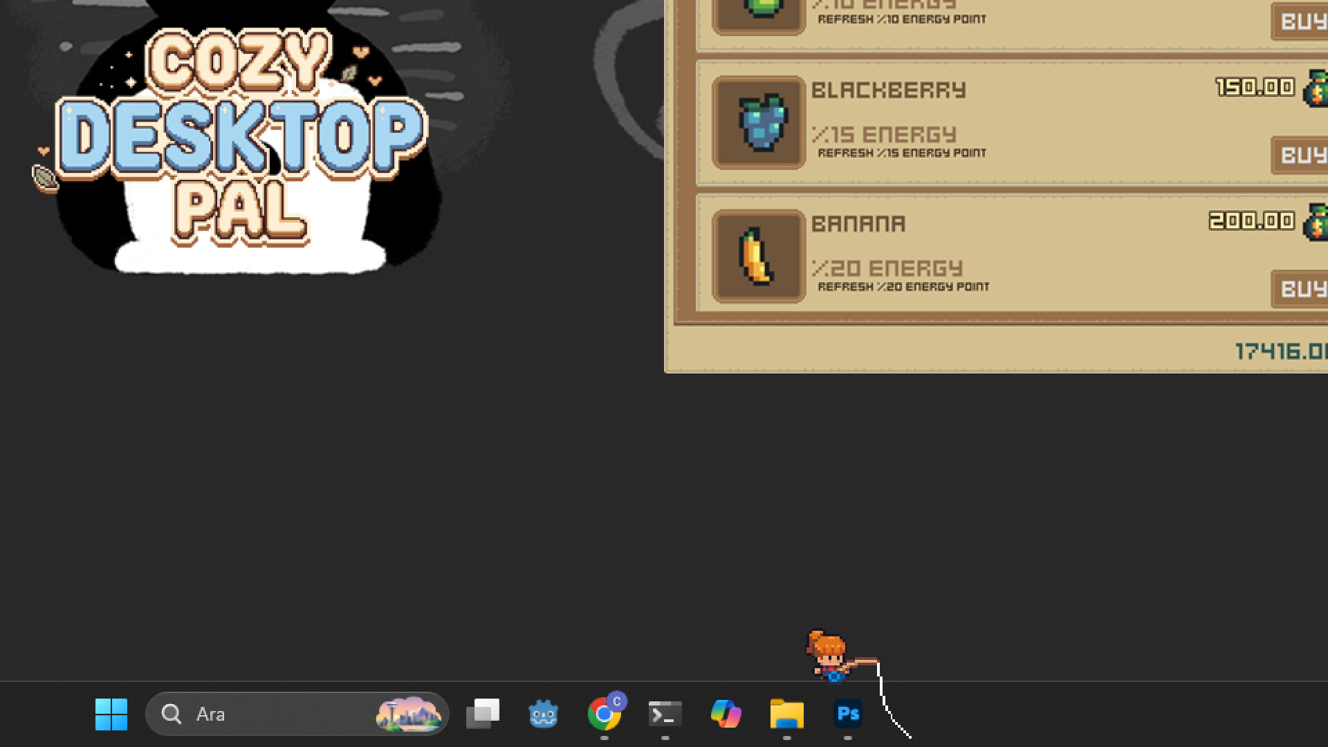 Cozy Desktop Pal screenshot 3