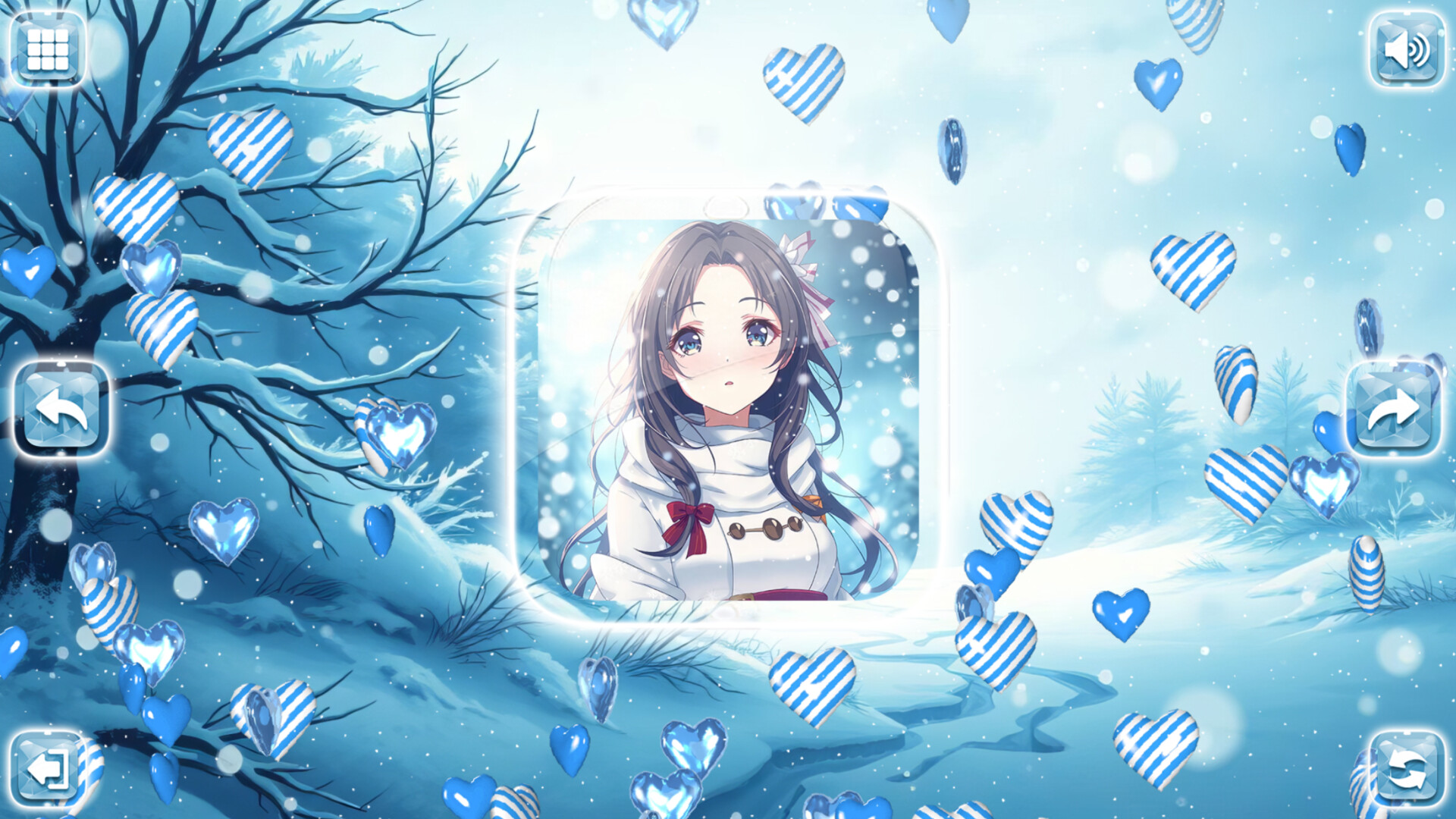 Lovely Anime Puzzle: Winter screenshot 2