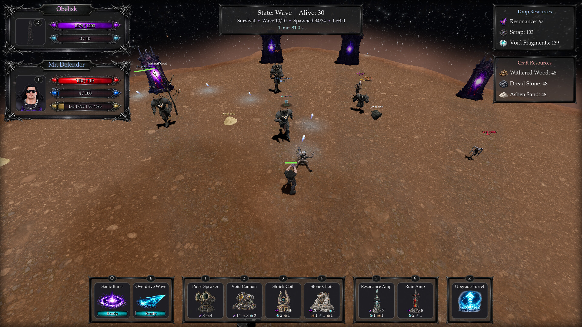 Black Resonance: Obelisk Siege screenshot 3
