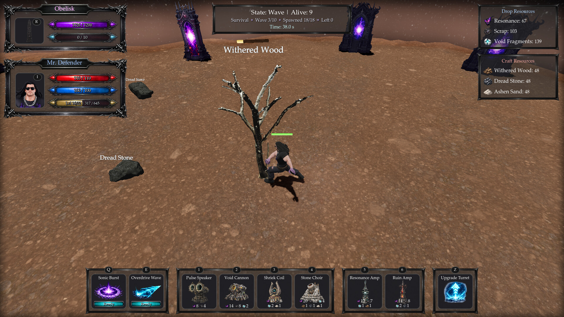 Black Resonance: Obelisk Siege screenshot 4