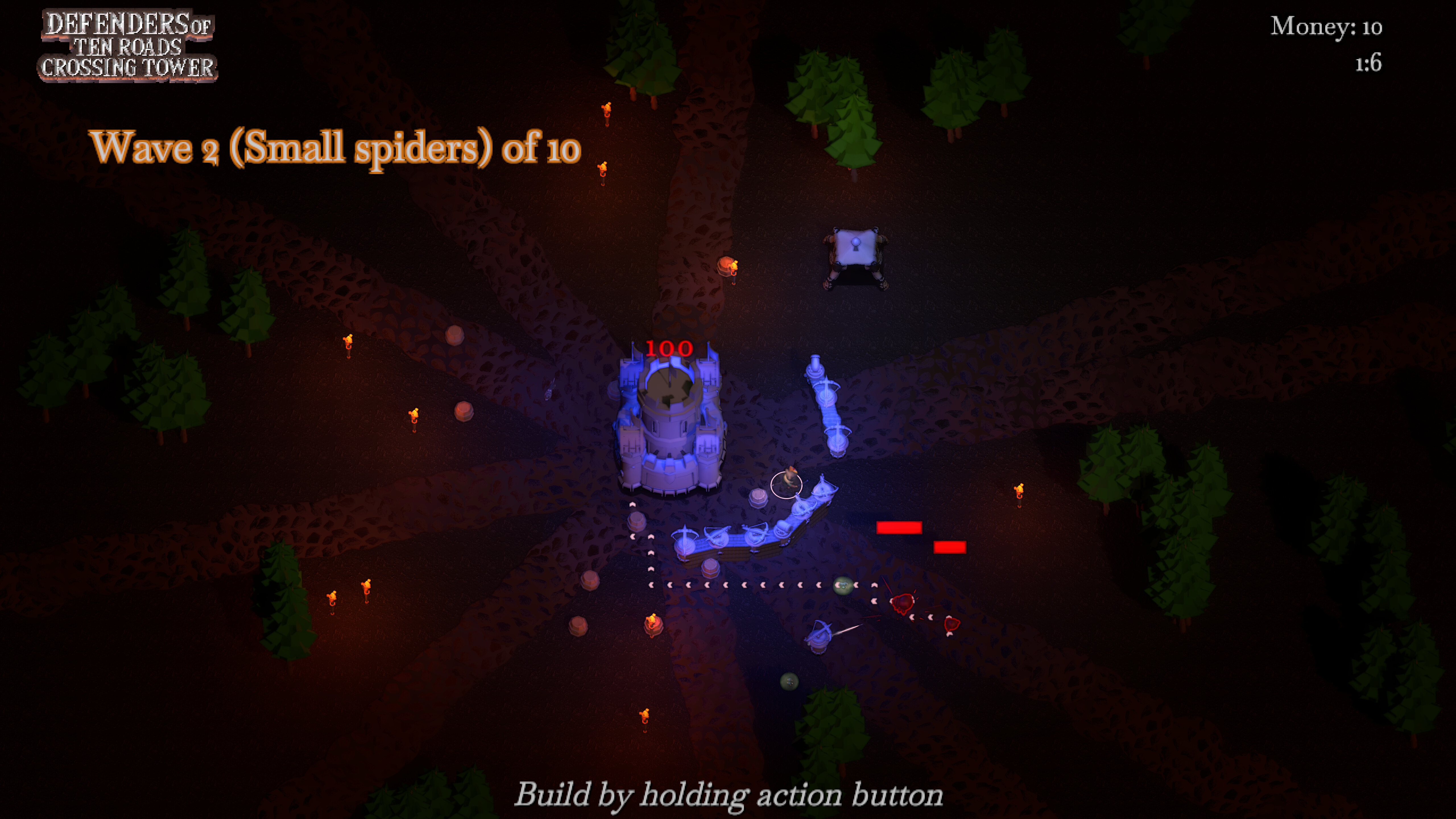 Defenders of Ten Roads Crossing Tower trailer