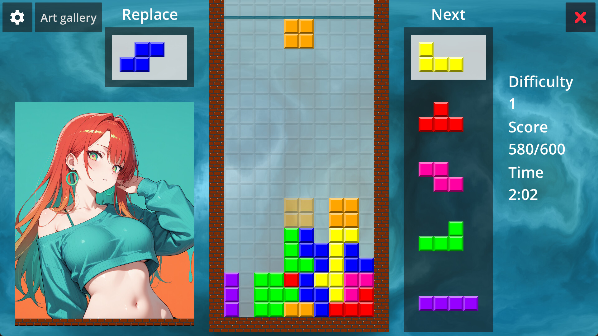 Hentai Tetromino screenshot 4
