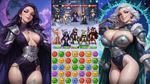 Raid of Lust: Match & Magic screenshot 3