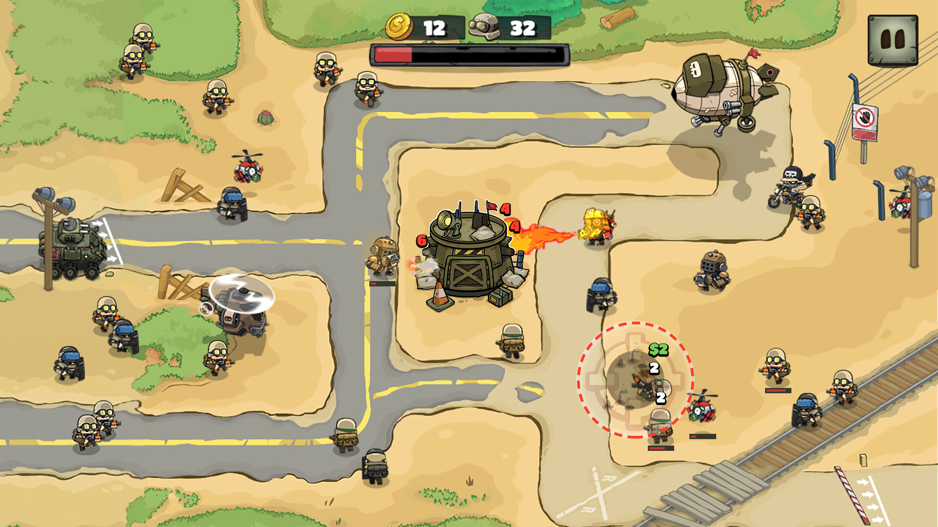 Metal Soldiers: Incremental Defense screenshot 5