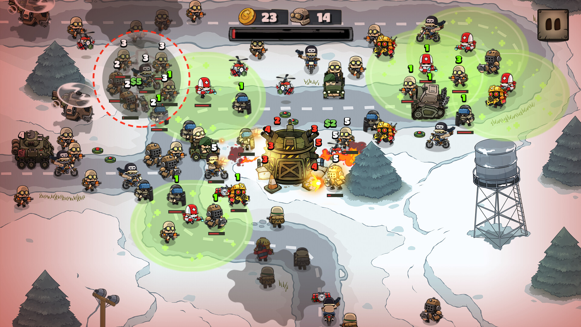 Metal Soldiers: Incremental Defense screenshot 2