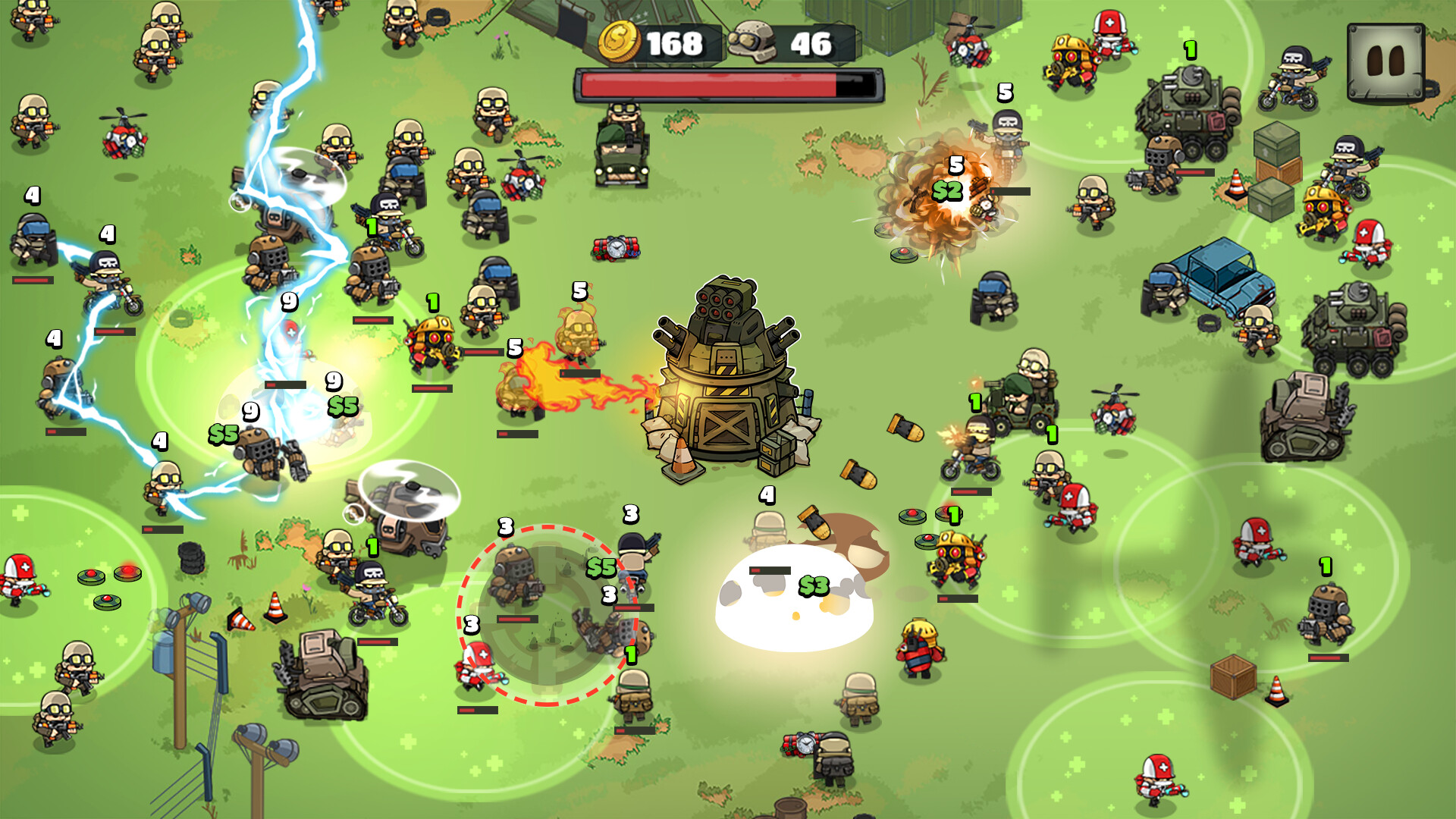Metal Soldiers: Incremental Defense screenshot 1